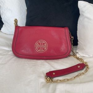 Red and Gold Tory Burch Purse